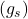  ( g_s ) 