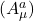( A_{\mu}^a ) 