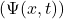 ( \Psi(x, t) )
